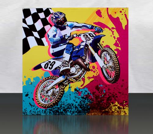 Motocross-Photowall
